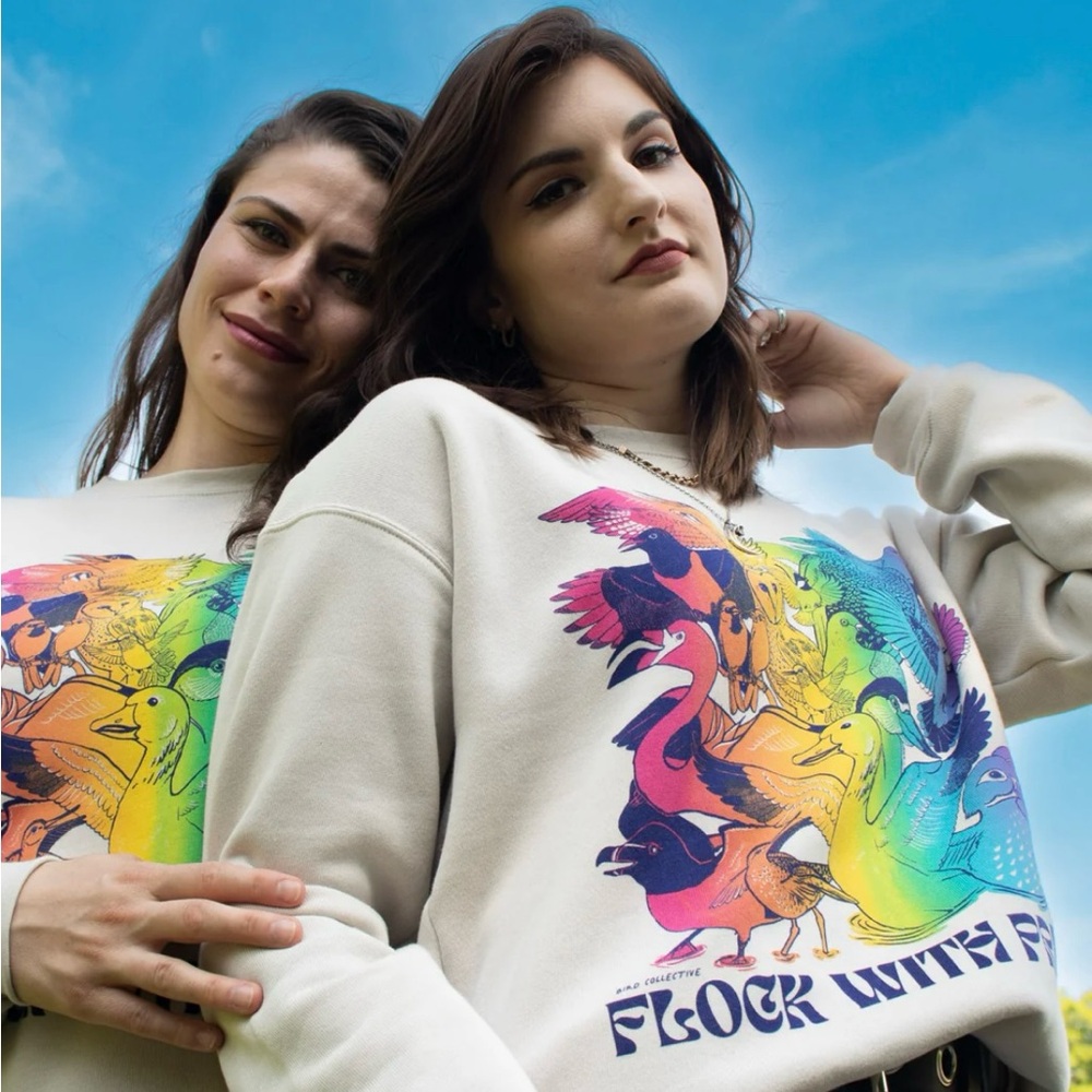 Bird Collective Flock With Pride sweatshirt